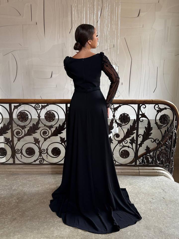 Robe de soirée élégante noir
