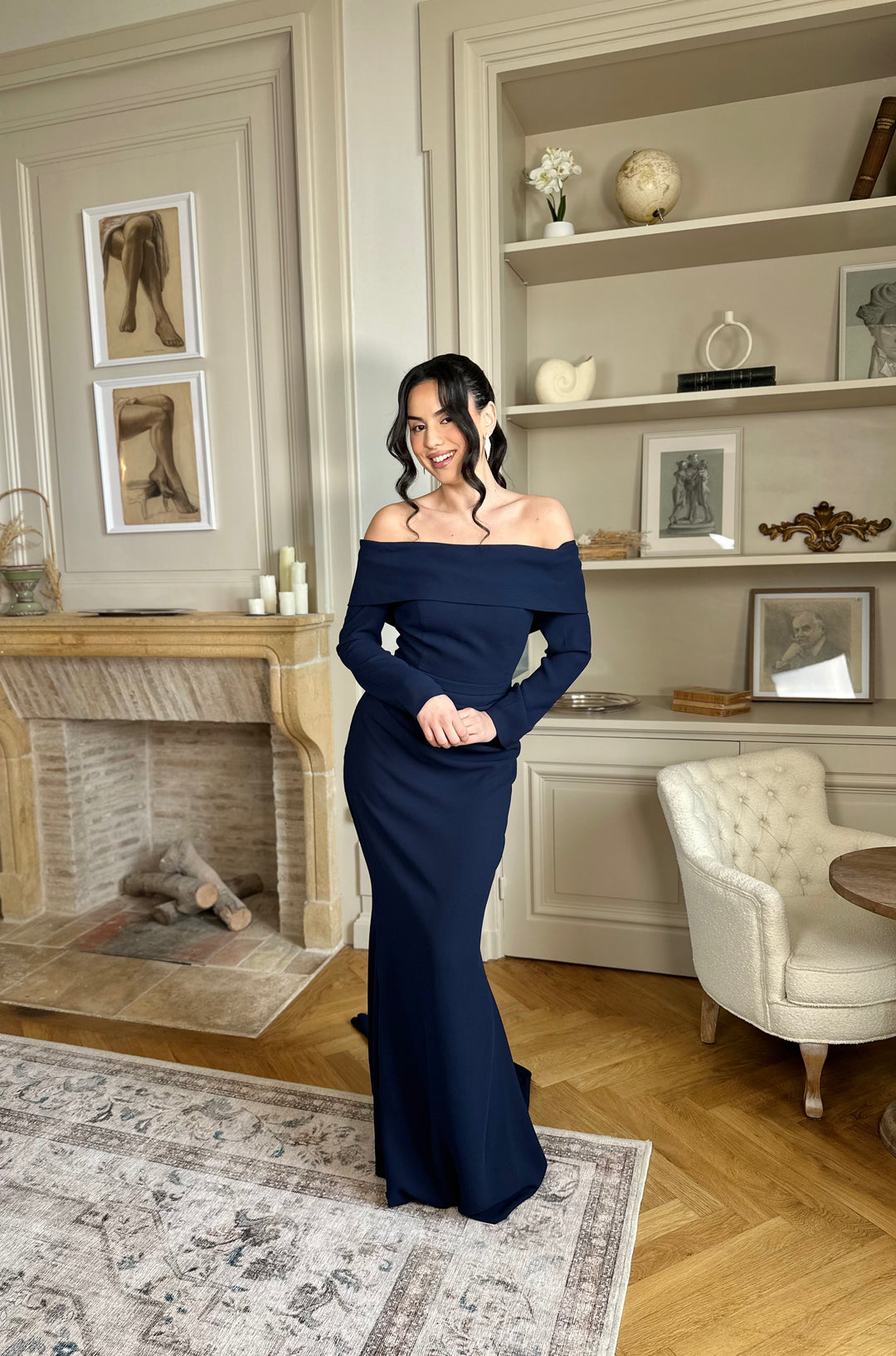 Yasmine Marineblau