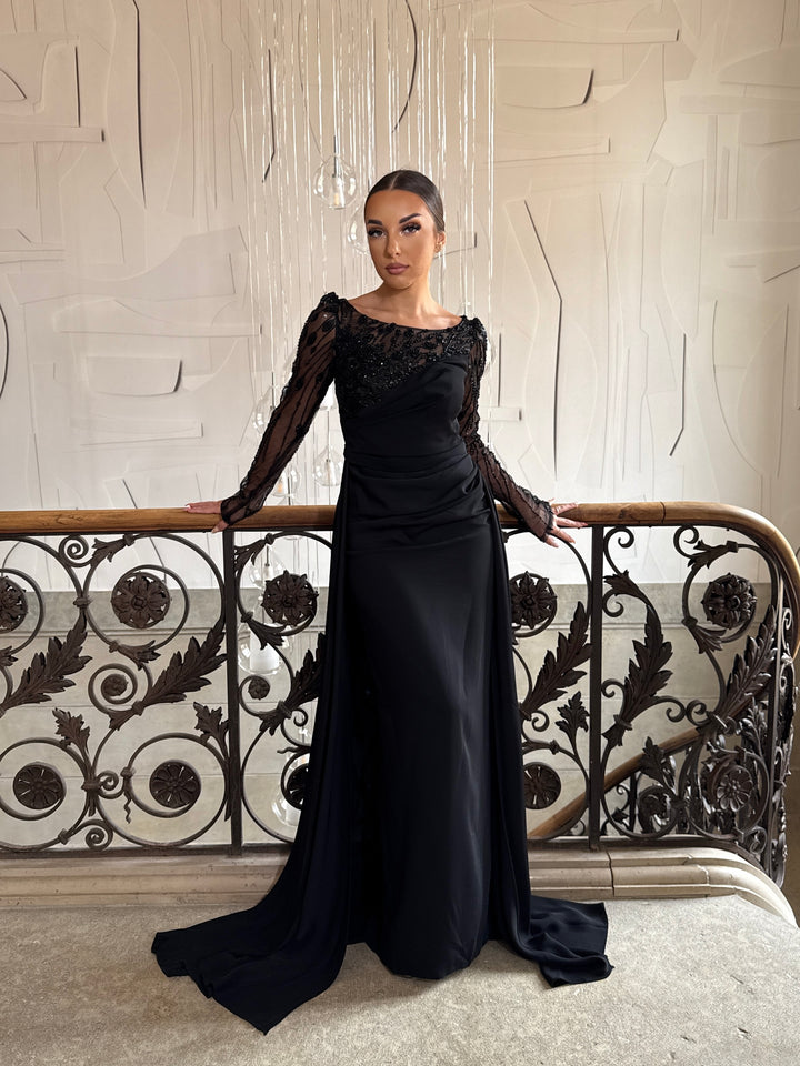 Robe de soirée élégante noir