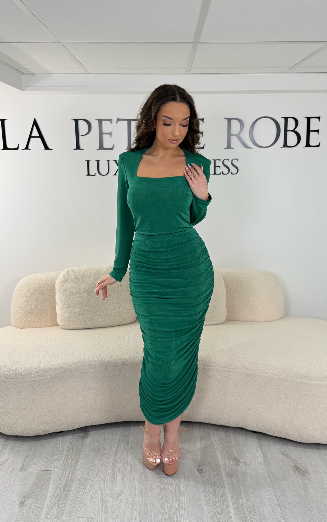 Robe de soirée verte - Ceren LaPetiteRobe