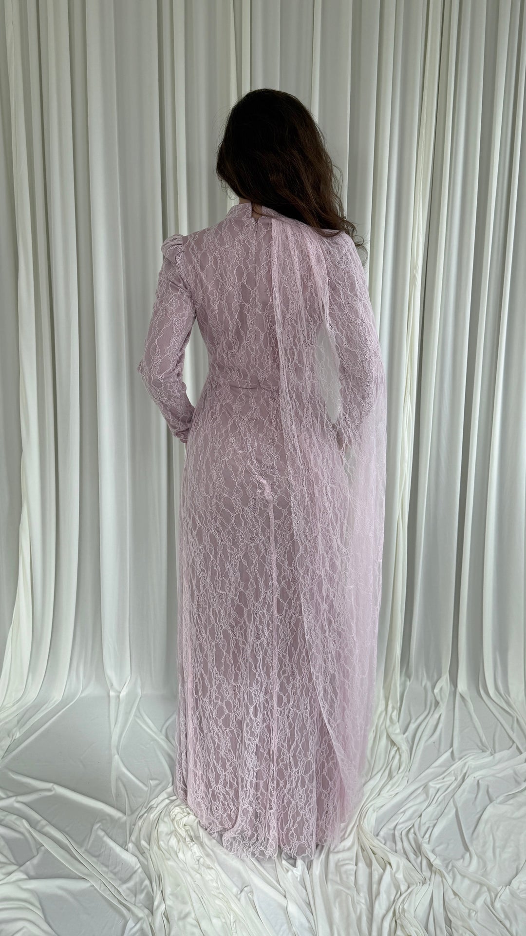 Modest pink aftenkjole - Enisa