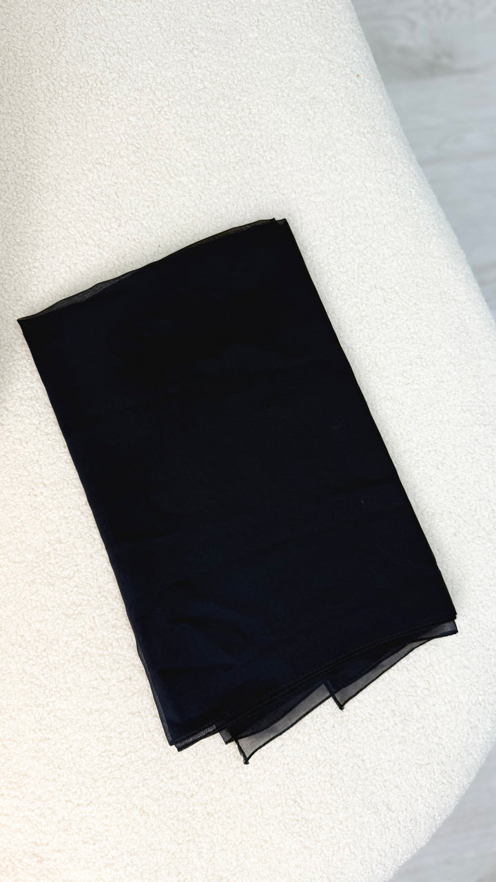 Voile bleu marine - Mousseline LaPetiteRobe