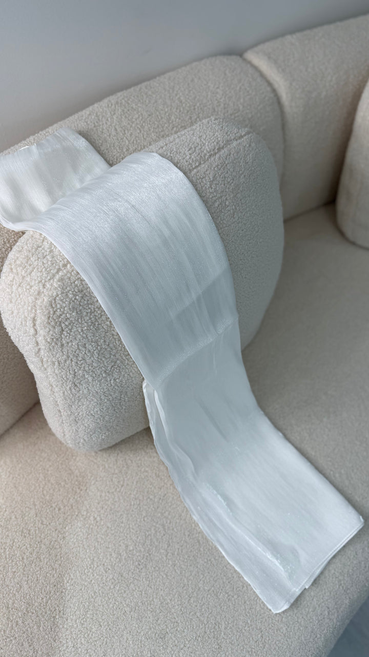 Voile blanc - Mousseline brillante LaPetiteRobe
