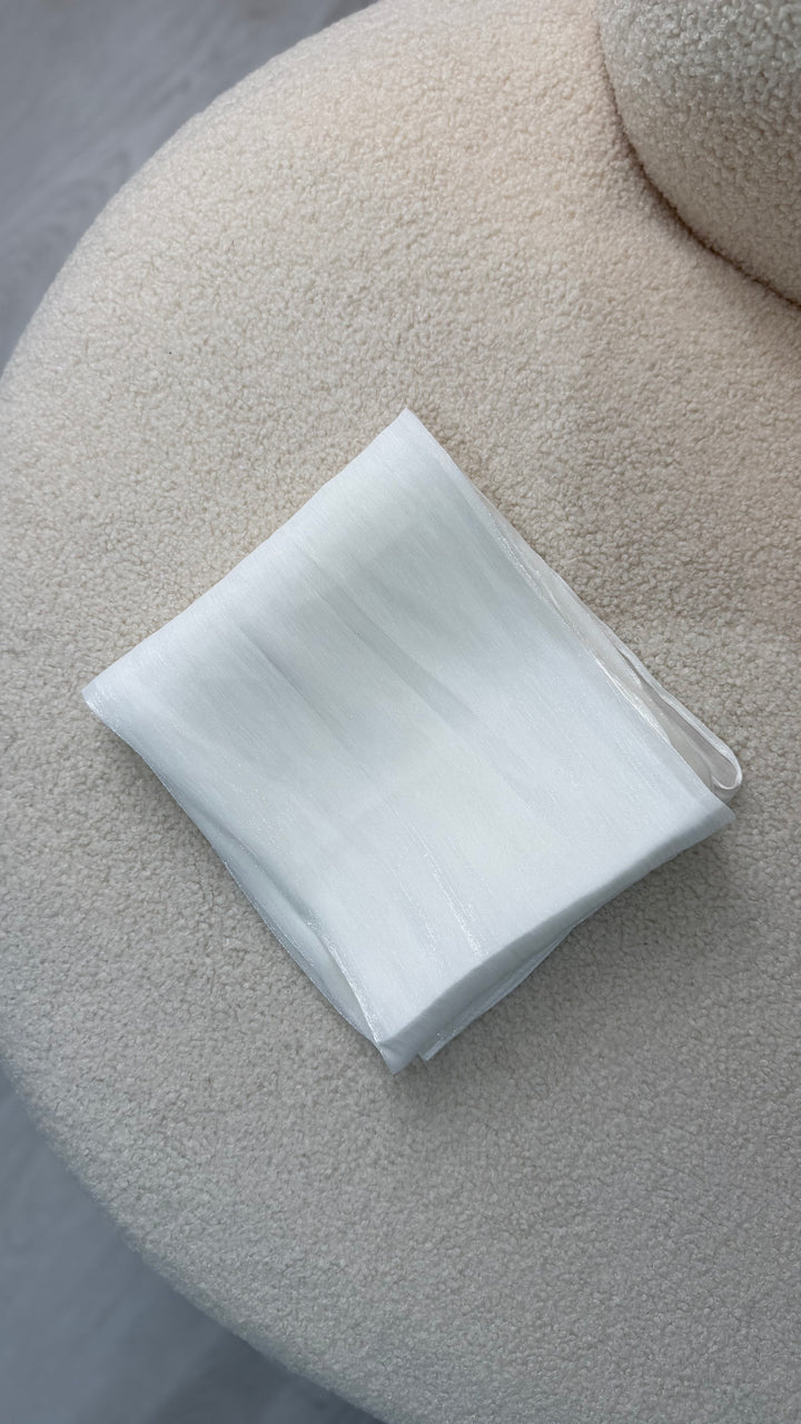 Voile blanc - Mousseline brillante LaPetiteRobe