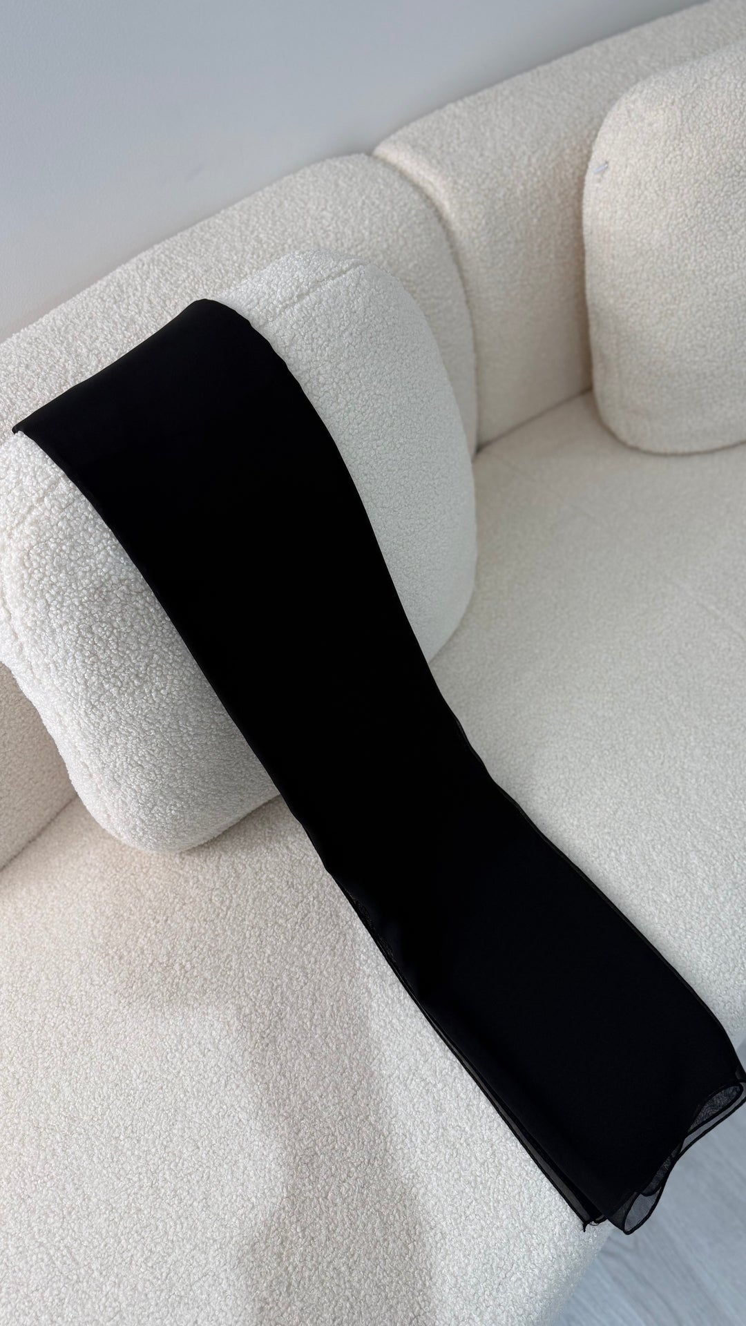 Voile noir - Mousseline LaPetiteRobe