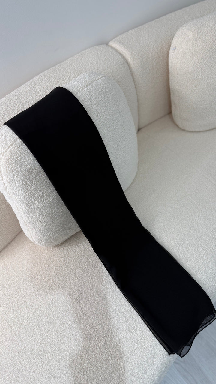 Voile noir - Mousseline LaPetiteRobe