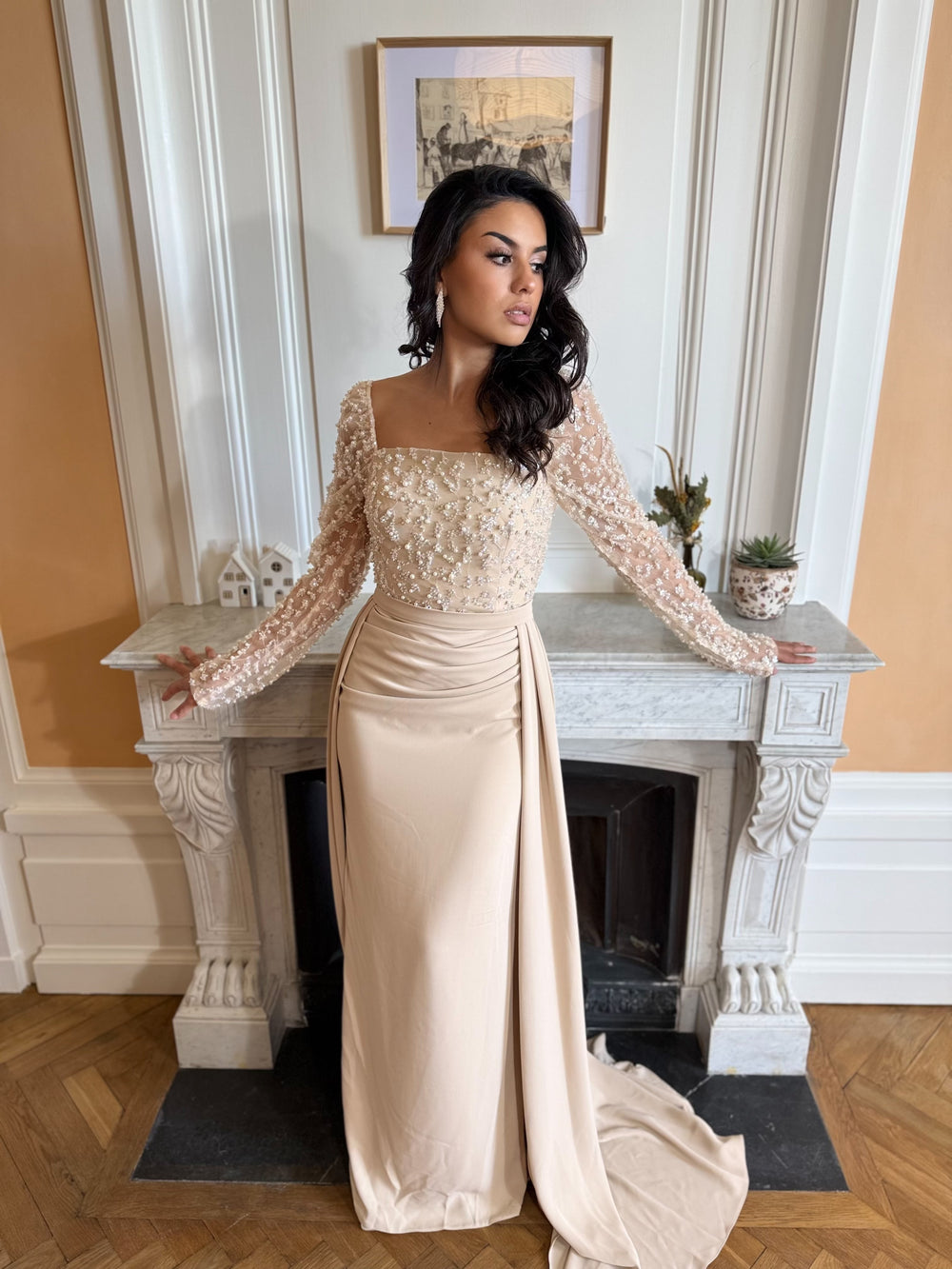 Mavra Beige LaPetiteRobe