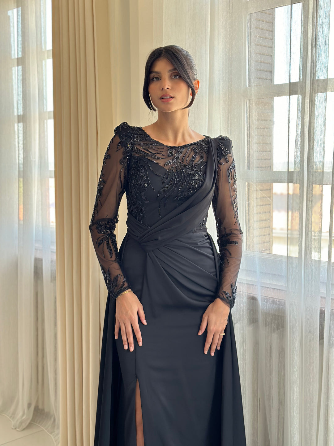 Robe de soirée luxe noir