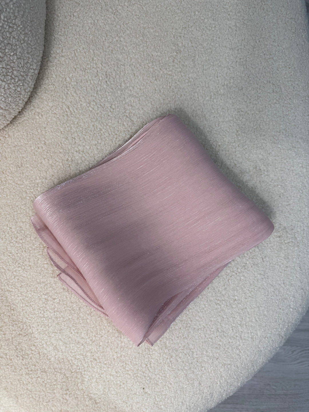 Voile rose - Mousseline brillante LaPetiteRobe