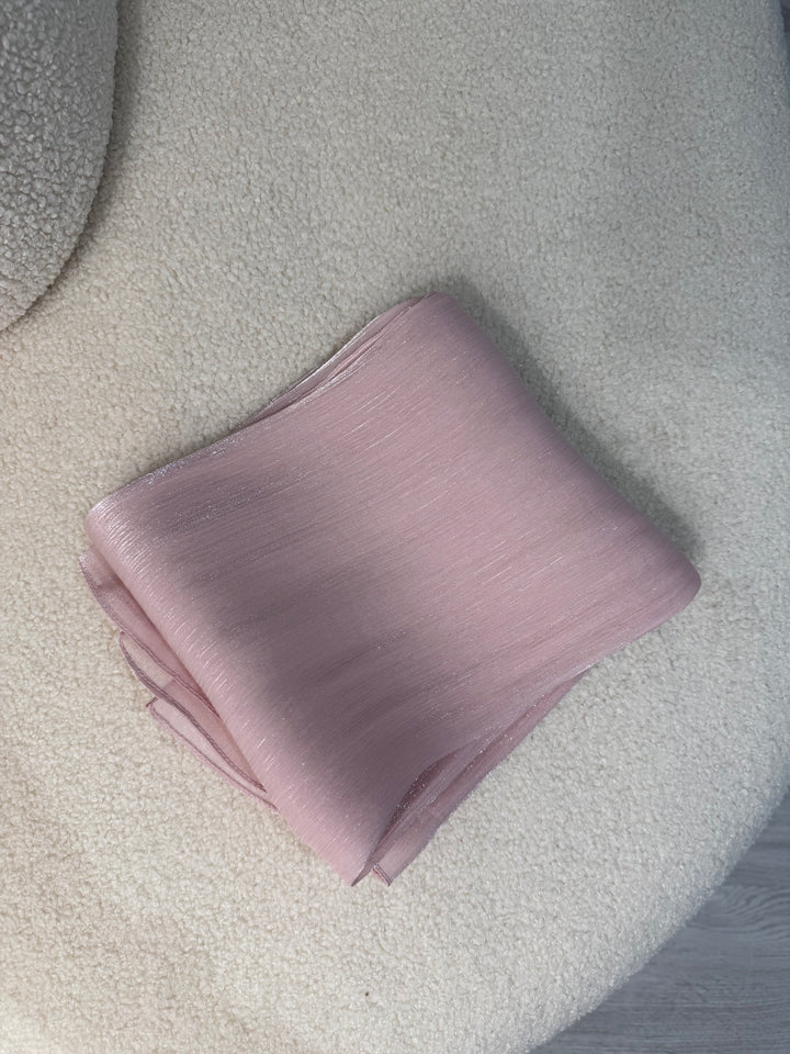 Voile rose - Mousseline brillante LaPetiteRobe