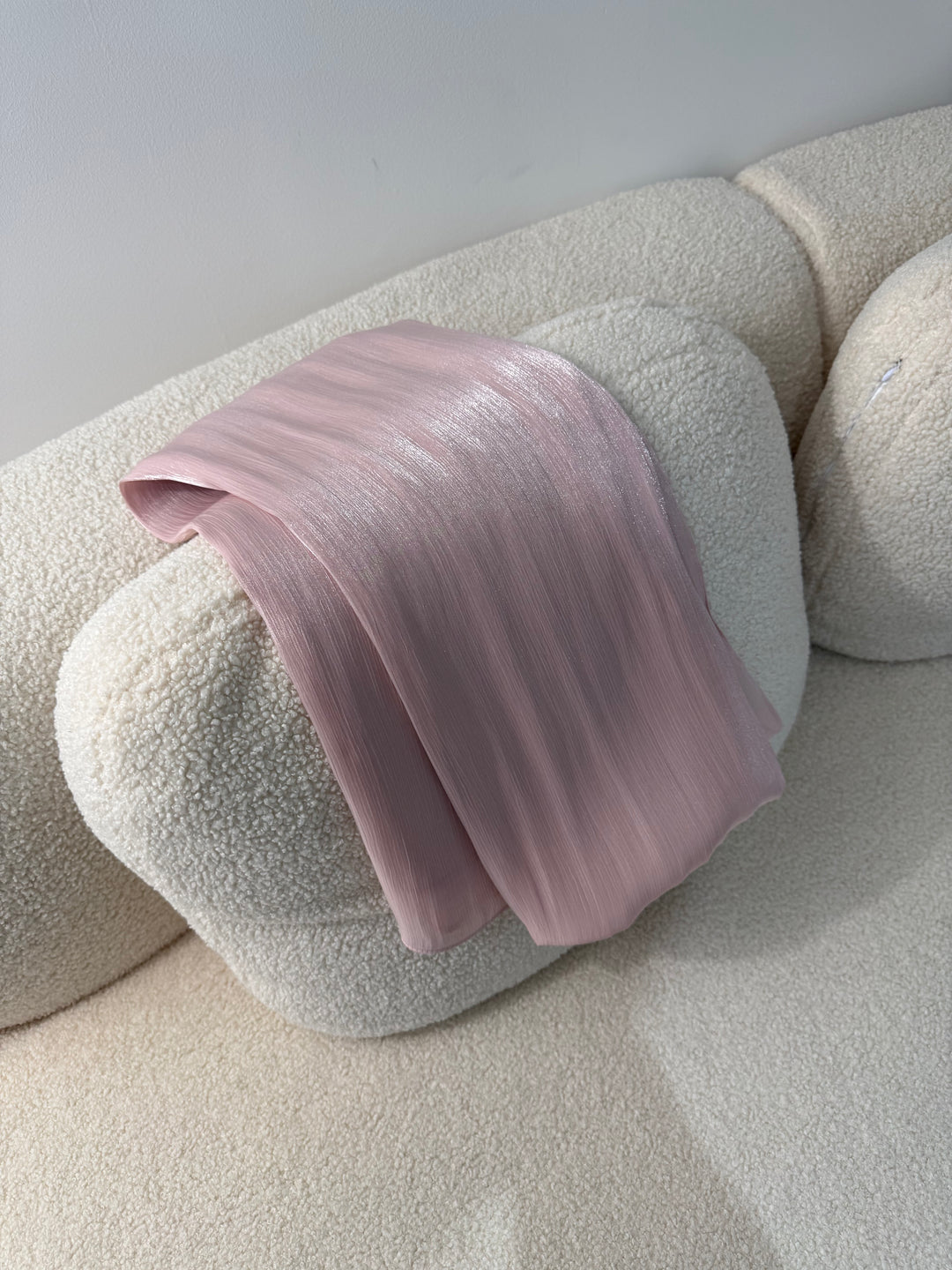 Voile rose - Mousseline brillante LaPetiteRobe