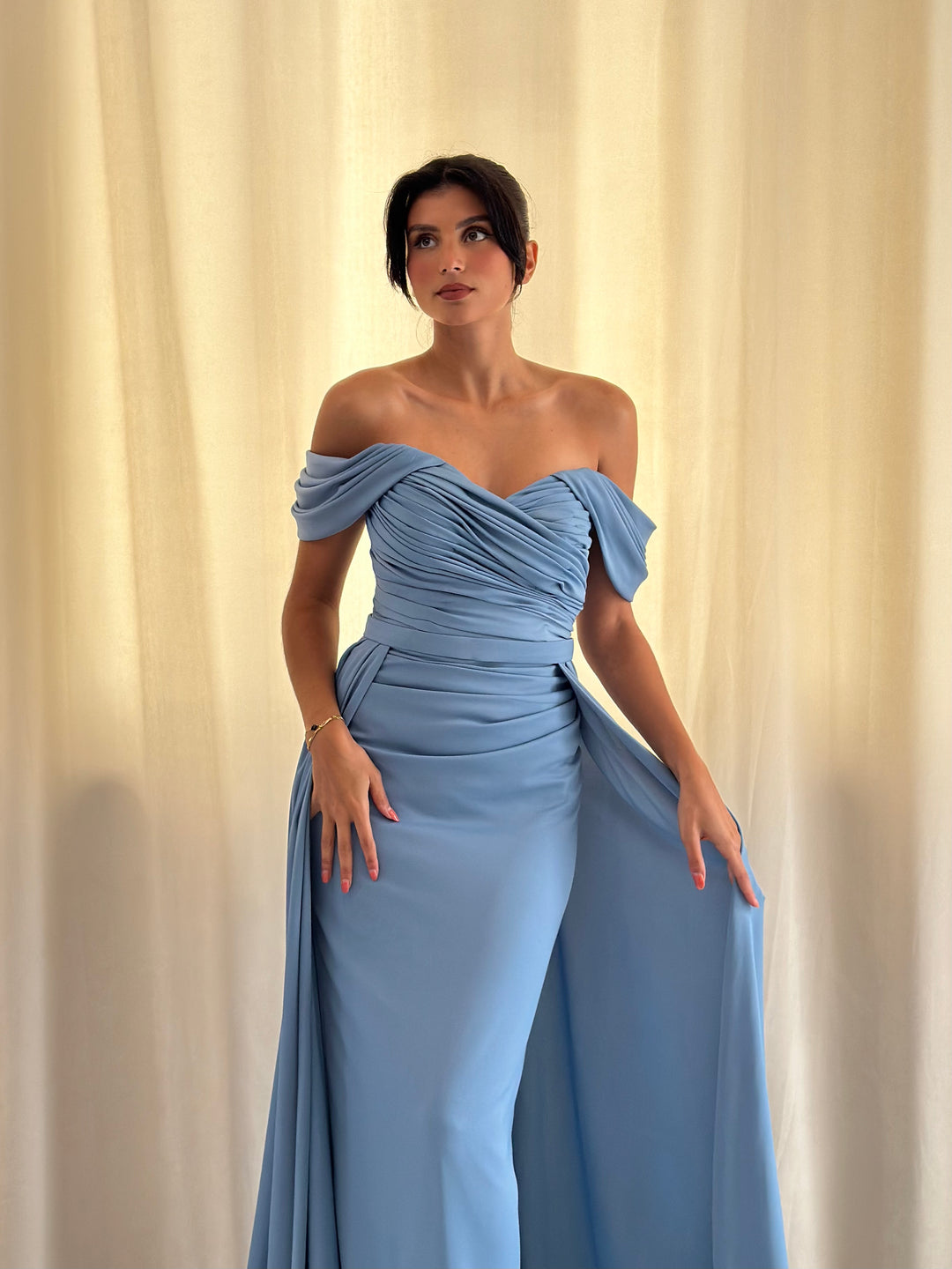 Robe de soirée bleu