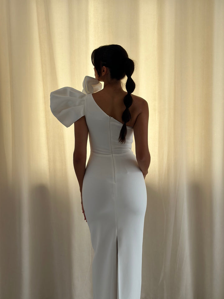 Robe de mariée blanc sans manches