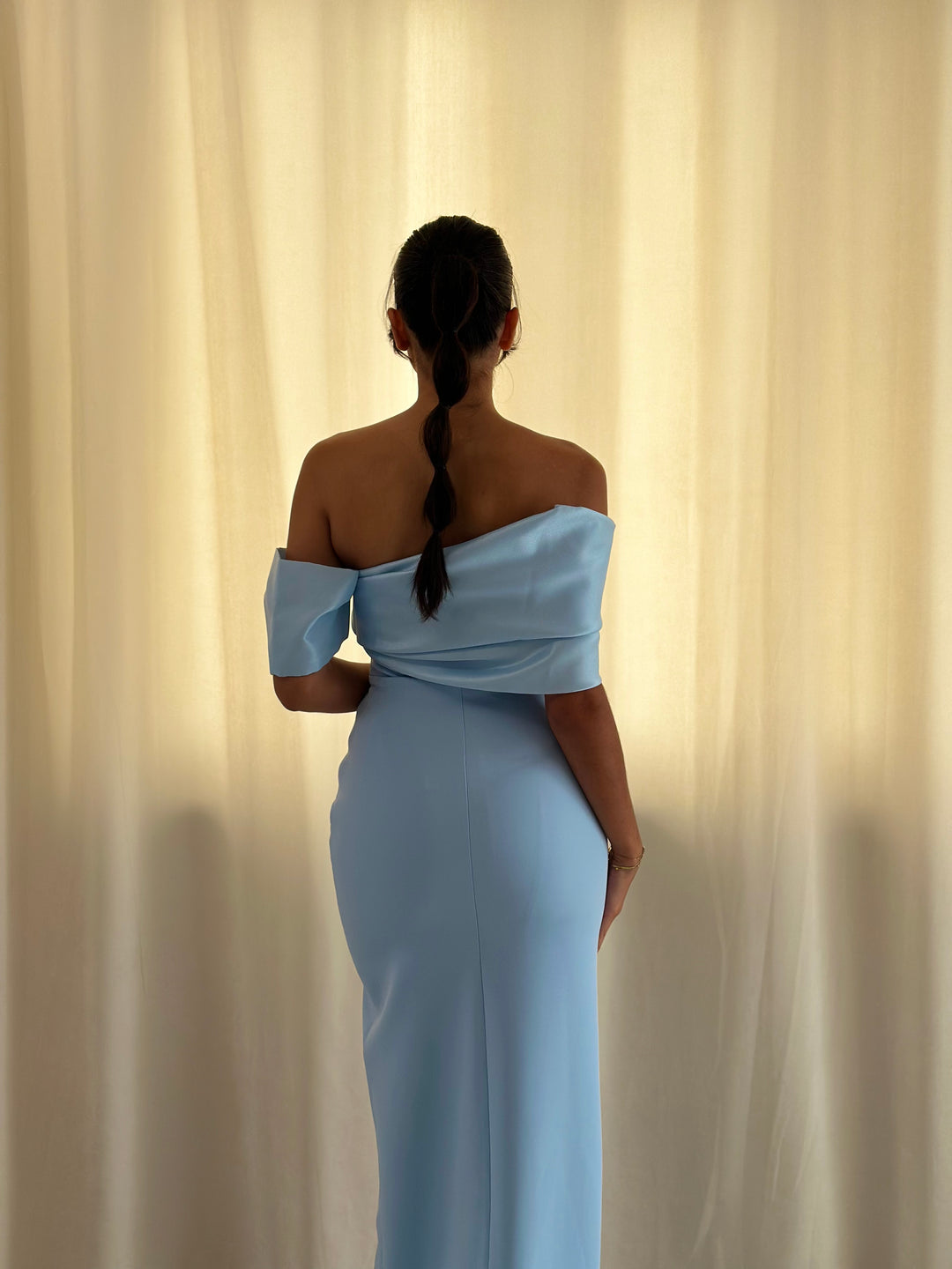 Robe de soirée bleu