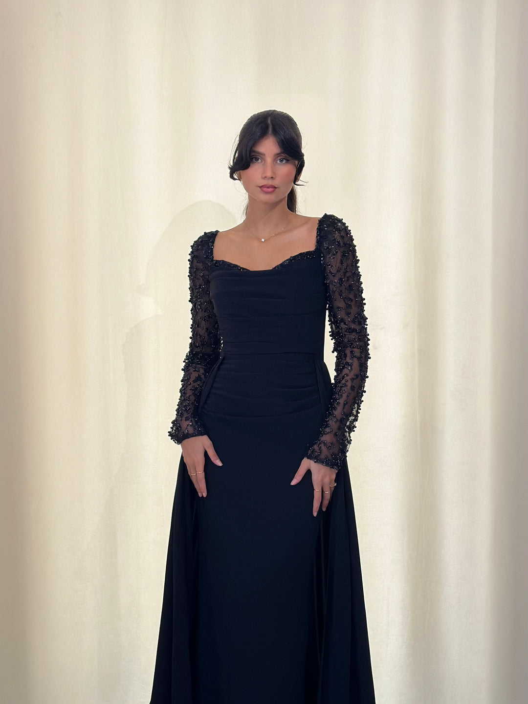 Robe de soirée noir chic