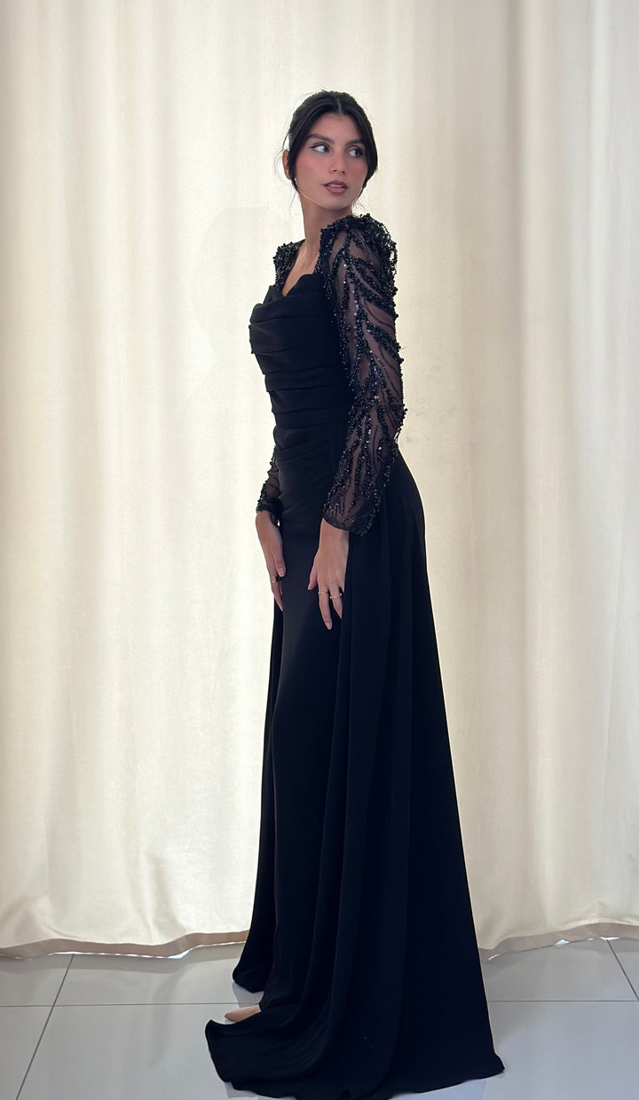 robe de soirée chic noir