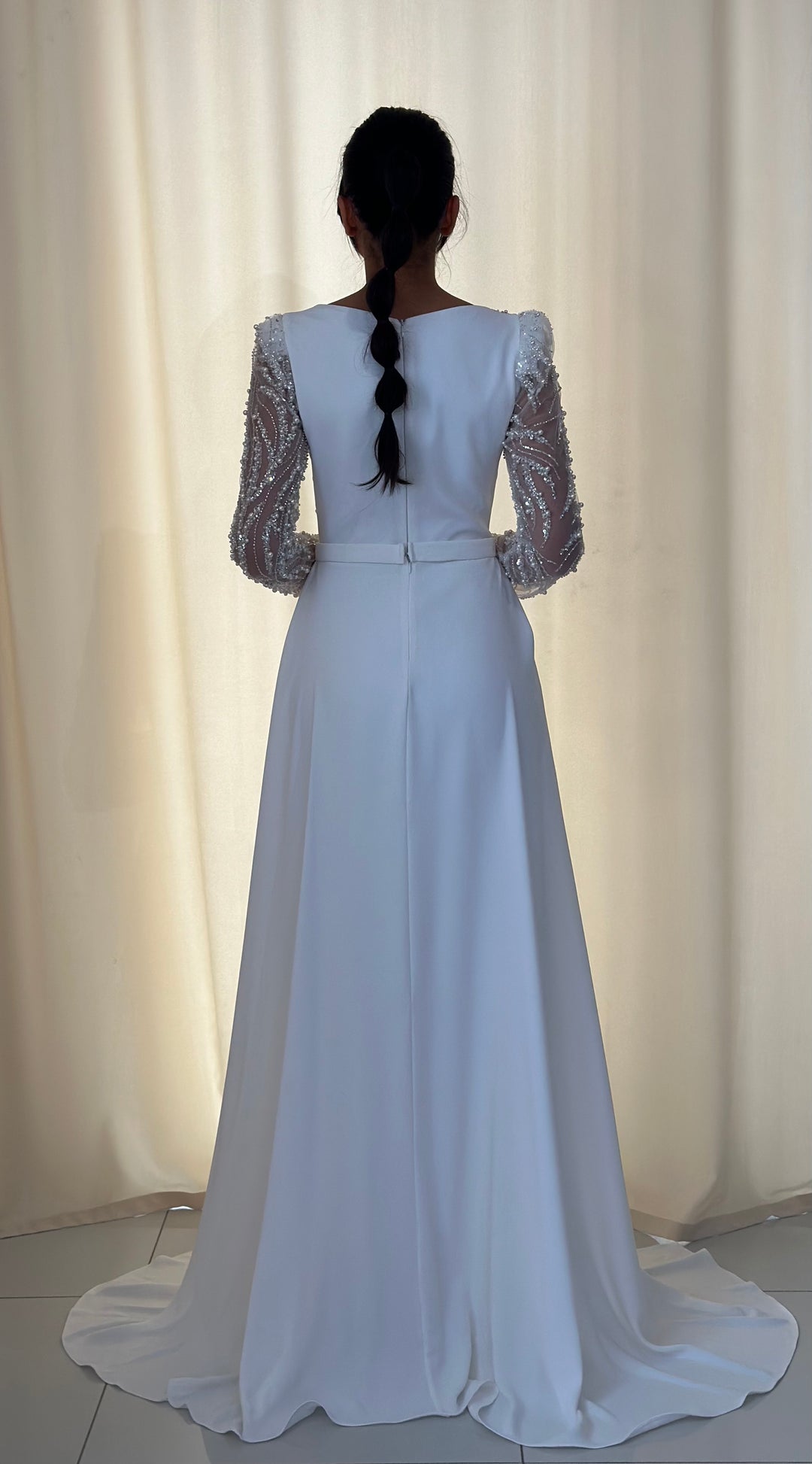 robe de cérémonie blanche