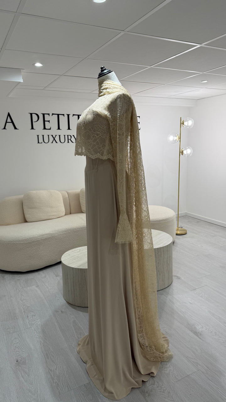 Robe de soirée beige - Bella LaPetiteRobe