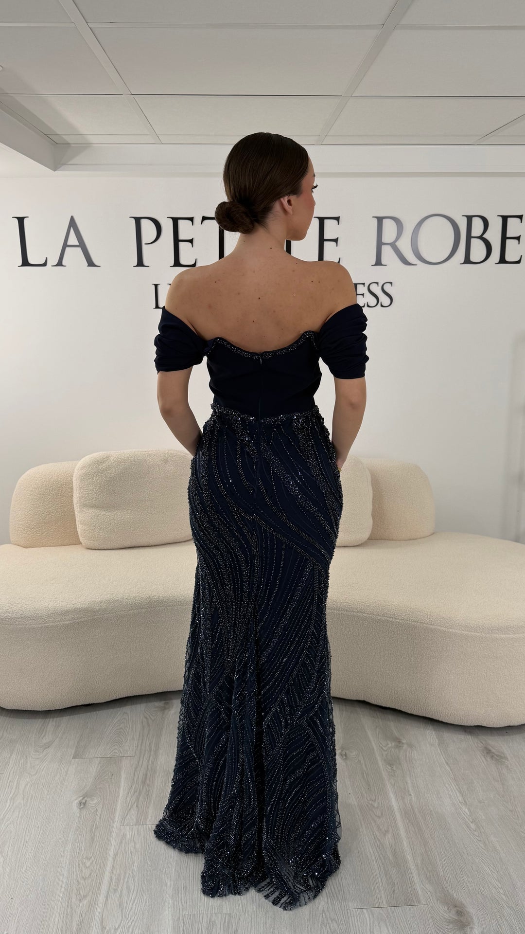 Robe de soirée bleu marine - Viola LaPetiteRobe