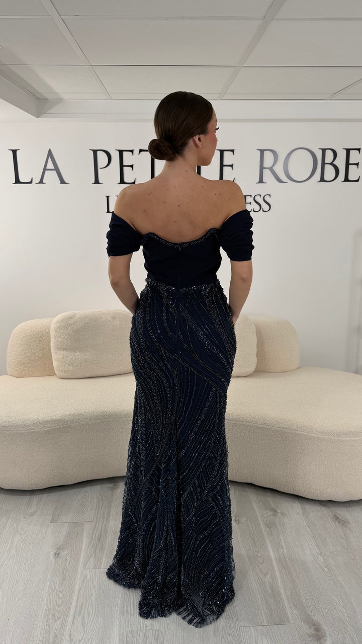 Robe de soirée bleu marine - Viola LaPetiteRobe