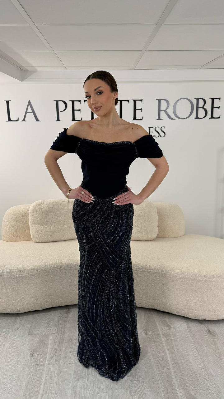 Robe de soirée bleu marine - Viola LaPetiteRobe