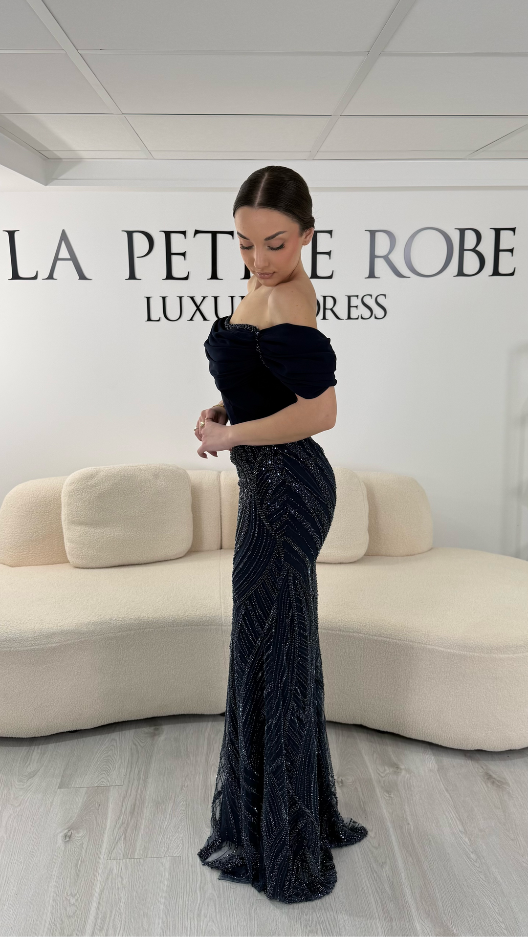 Robe de soirée bleu marine - Viola LaPetiteRobe