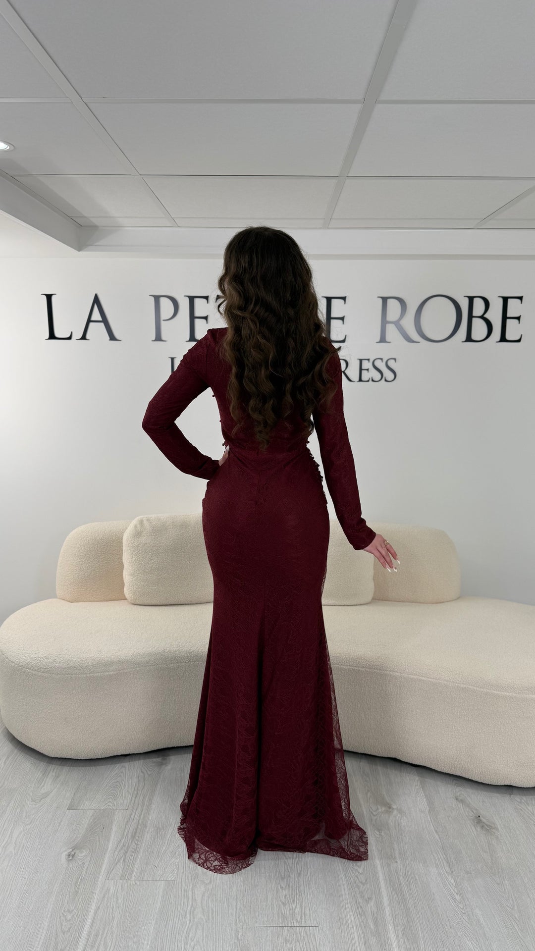Robe de soirée bordeaux - Pelin LaPetiteRobe
