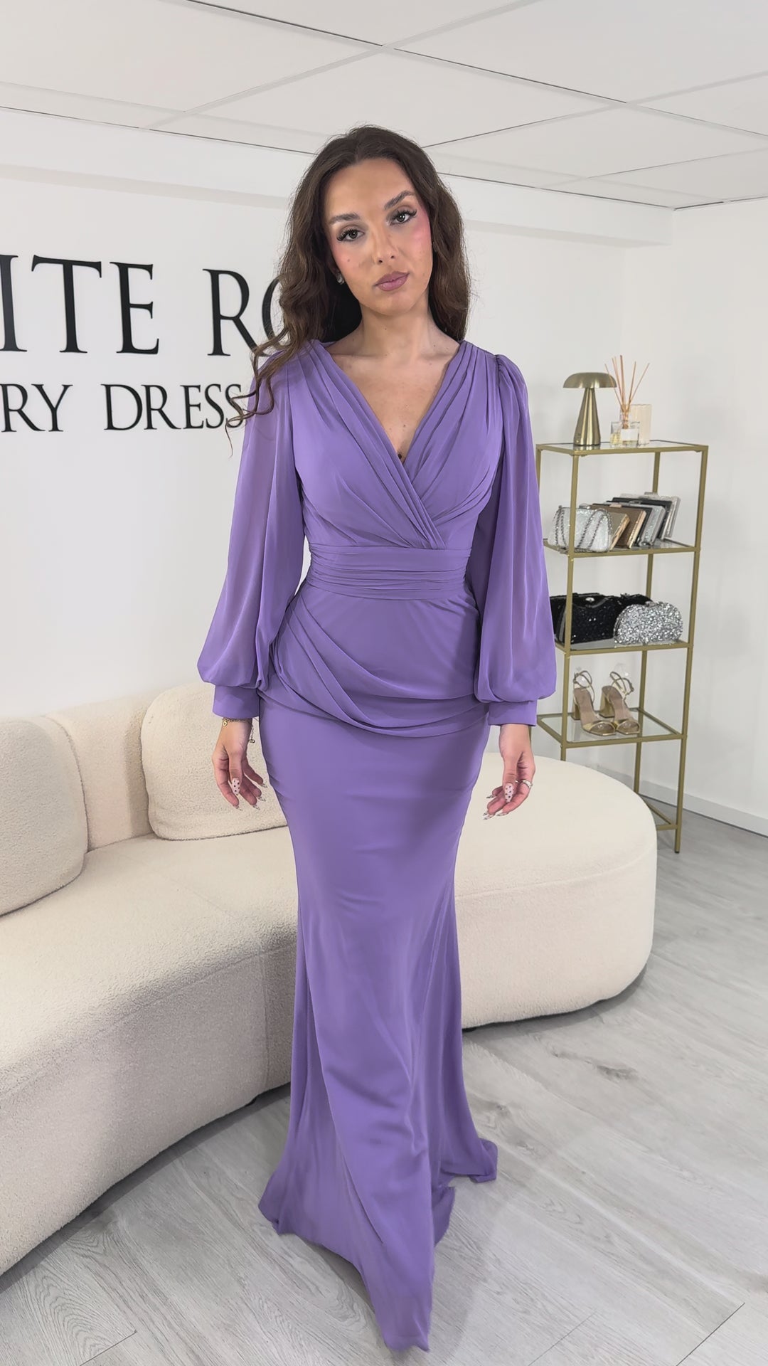Robe de soirée lila - Trille
