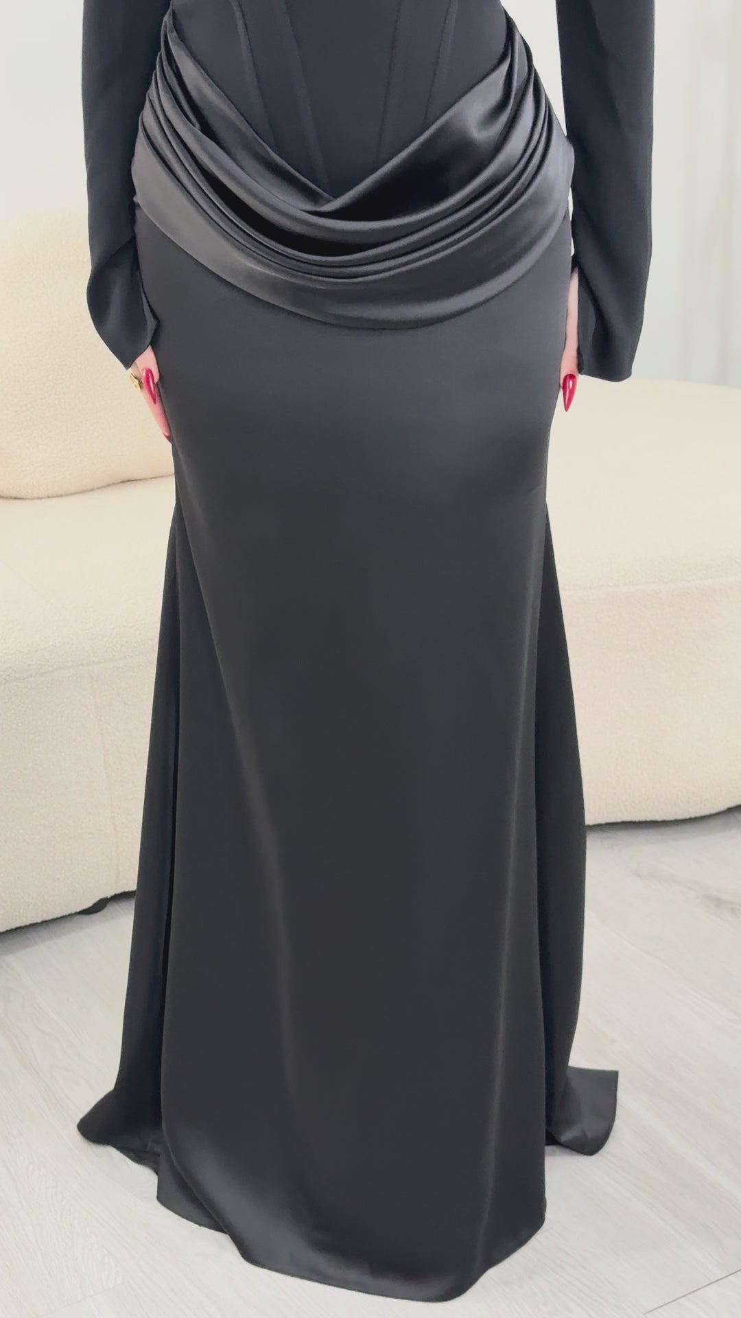 Robe de soirée noire - Melisa