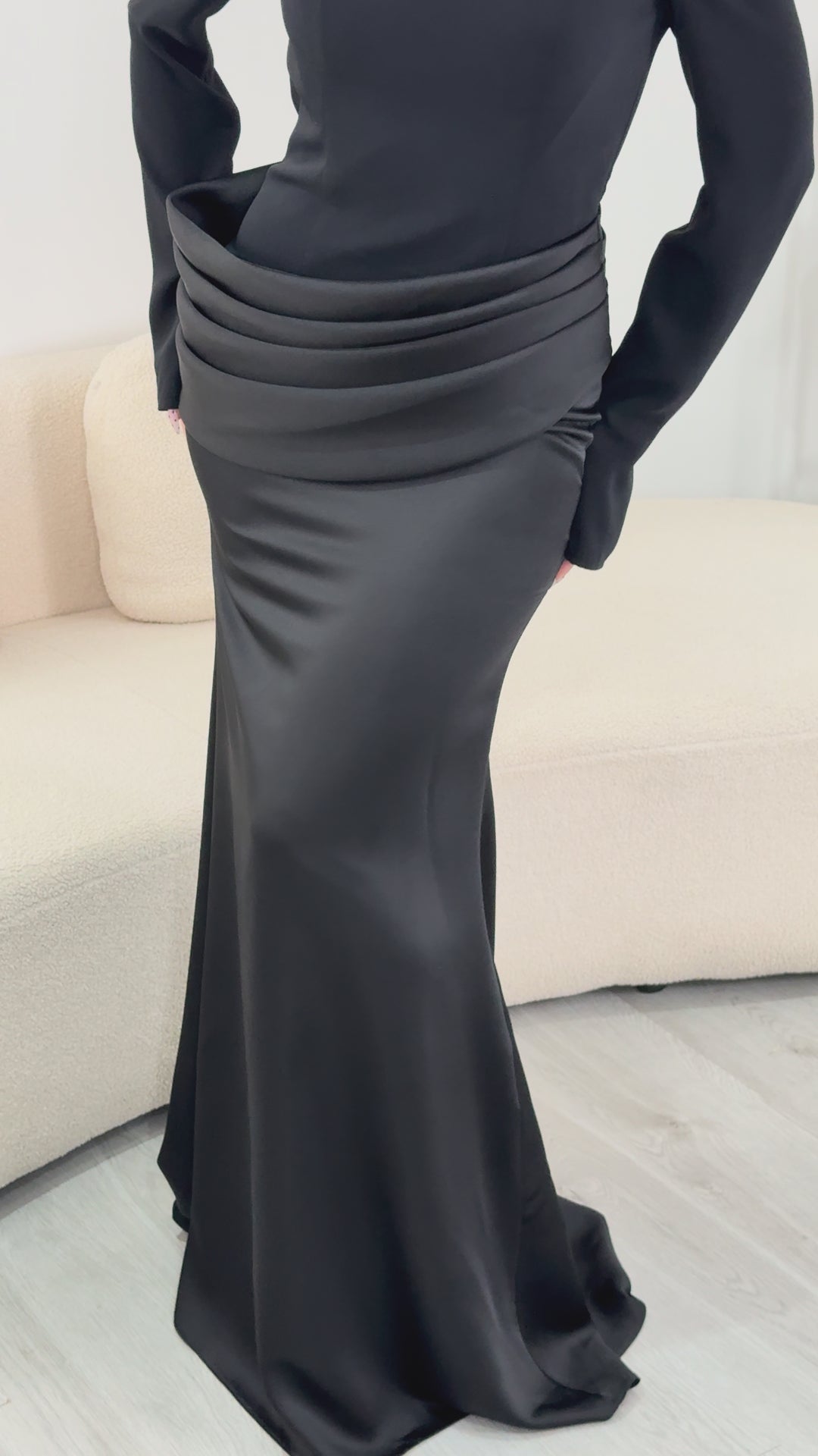 Robe de soirée noire - Kamila